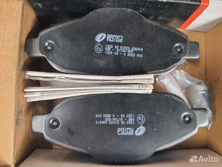 Тормозные колодки peugeot 308