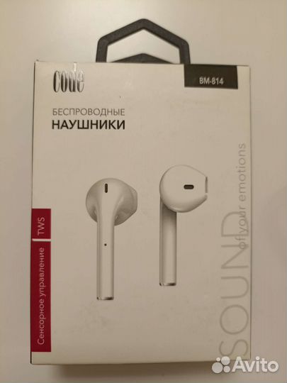Беспроводные наушники BM-814 сенсорные