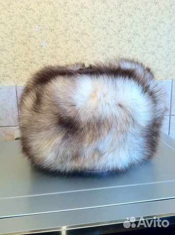 Шапка песцовая новая 57размер