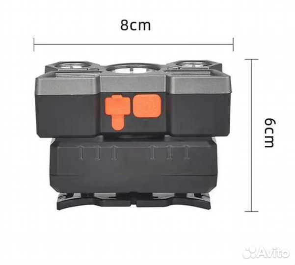 Лёгкий налобный фонарь новый