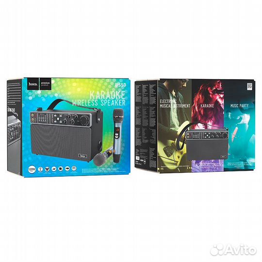 Портативная колонка с 2 микрофонами BS50