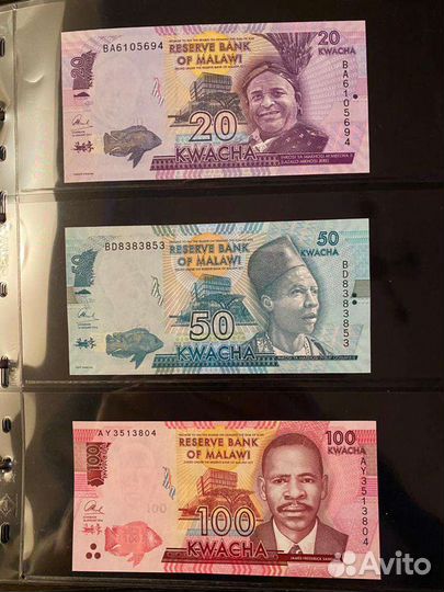 Банкноты весь мир набор 3