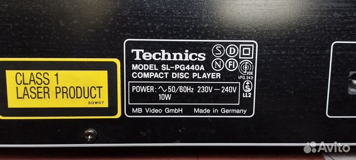 CD проигрыватель Technics SL-PG440A