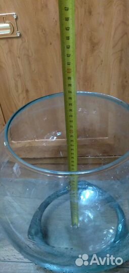 Аквариум круглый 18л с подставкой/ваза флорариум