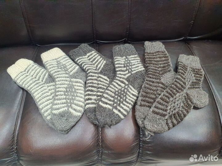 Носки шерстяные (овечья шерсть)