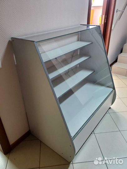 Прилавок стеклянный бу