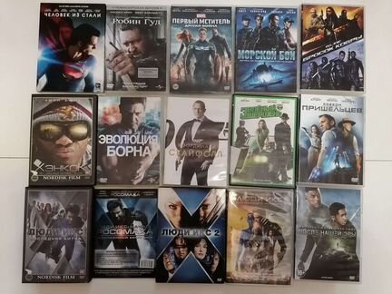 Диски DVD экшн, фантастика