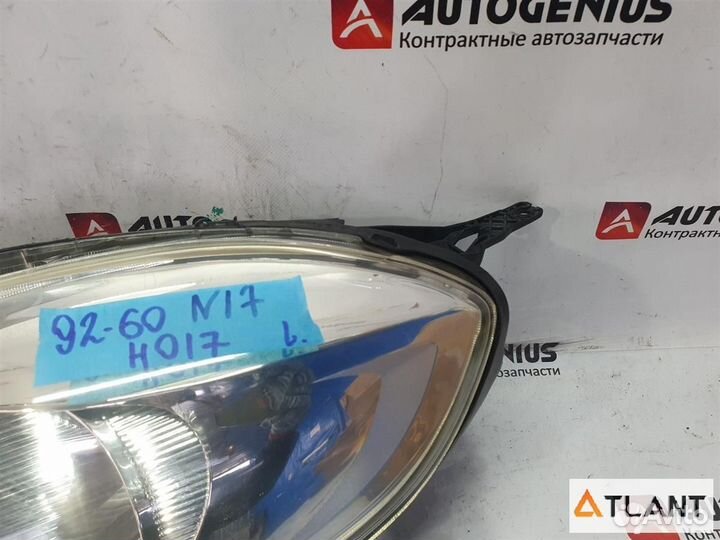 Фара передняя левая nissan latio