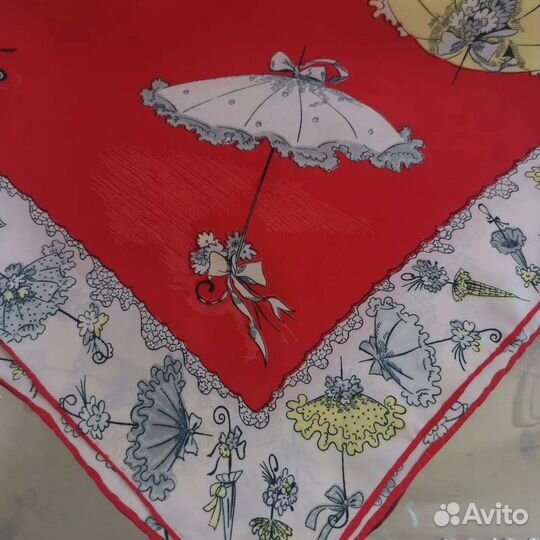 Стильный платок - косынка Зонты