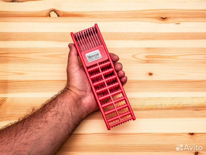 Поводочница пружинная на 20 поводков красная