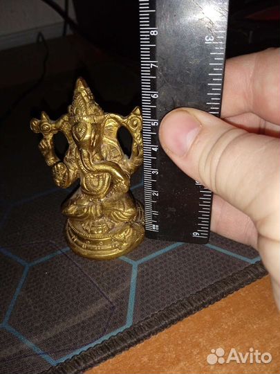 Статуэтка ганеша латунь