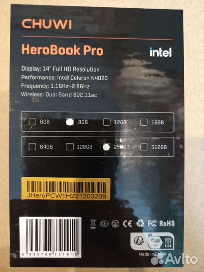 Ноутбук chuwi