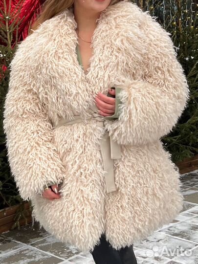 Эко шуба лама