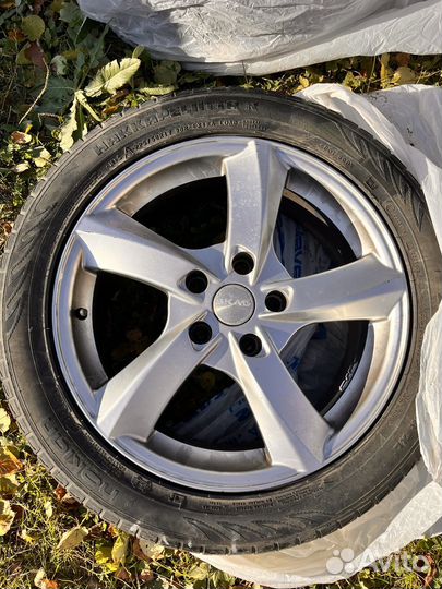 Литье с зимней резиной р17