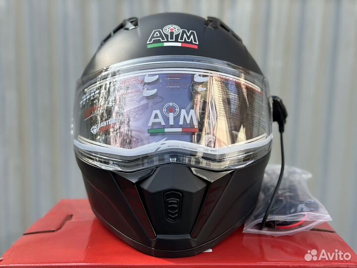 Снегоходный шлем AIM с электроподогревом