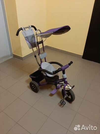 Велосипед с родительской ручкой