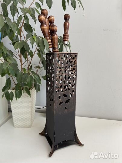 Подставка кованная под шампура