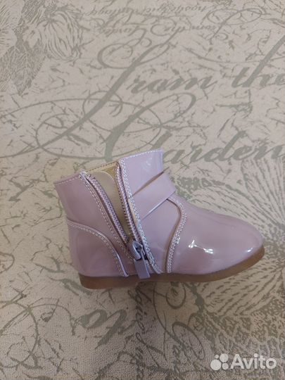 Ботинки демисезонные для девочки 15 размер