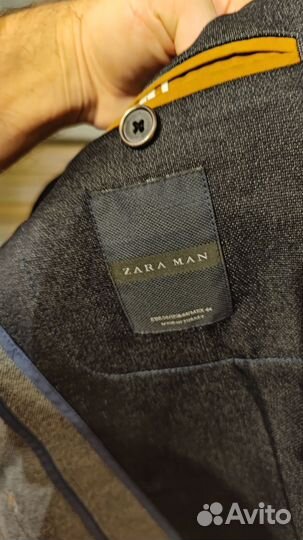 Пиджак zara темно синий