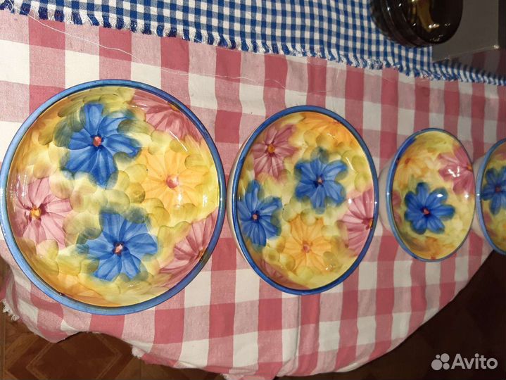 Тарелка блюдо пиала из Африки ручная работа