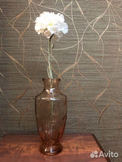 Ваза цветное стекло СССР