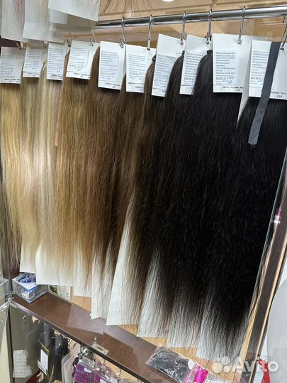 Натуральный хвост гребень+лента