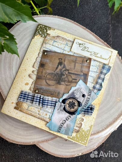 Открытка ручной работы