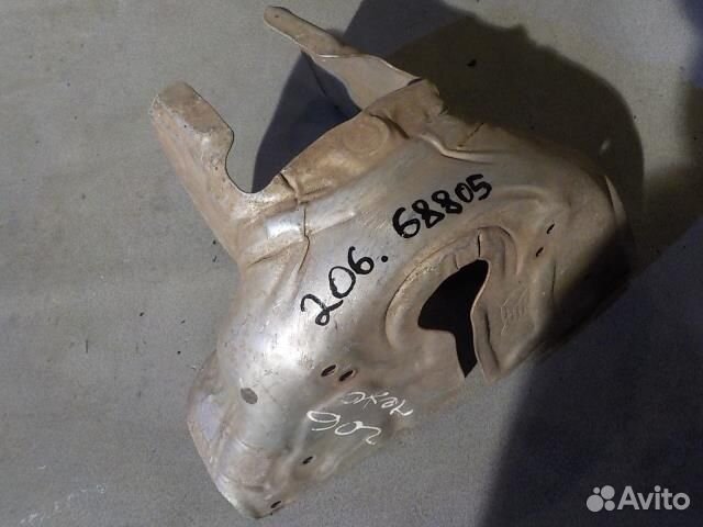 Кожух выпускного коллектора peugeot 206