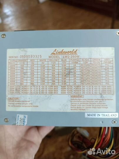 Блок питания для пк 230w