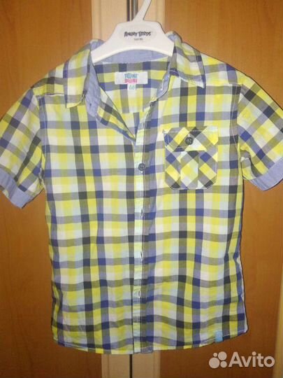 Рубашка рост 110+