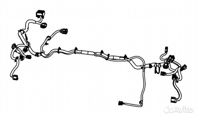 Jeep Wrangler (2014-2015) проводка фар новая