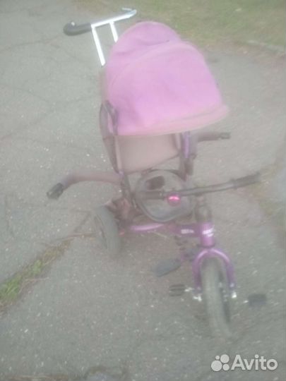 Велосипед 3-х колесный, с ручкой управления