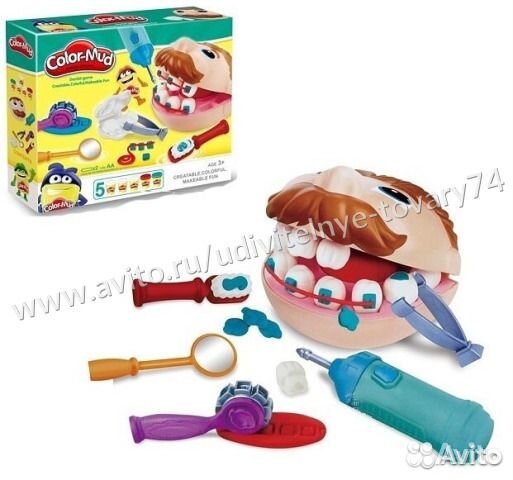 Пластилин «Мистер Зубастик» Color-Mud
