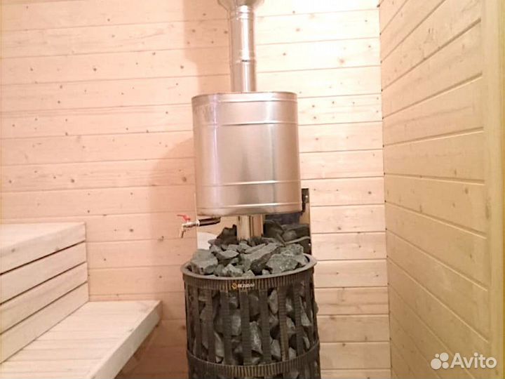 Баня бочка под ключ 5*3