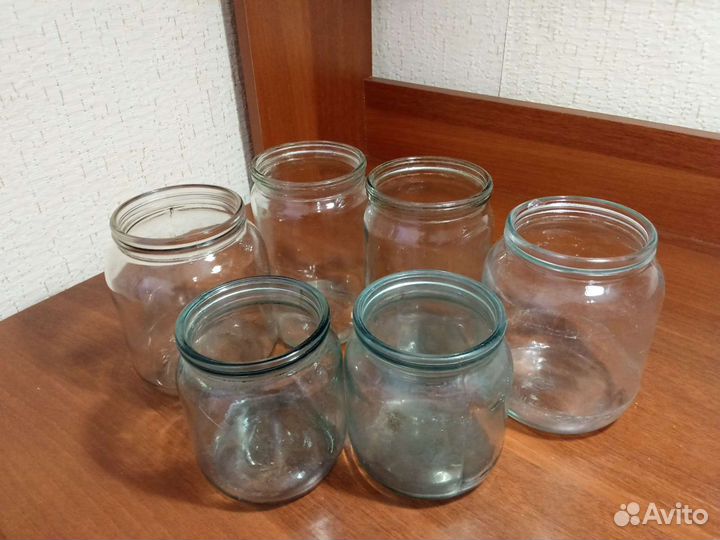 Банки стеклянные 0,5; 0,6; 0,8 л