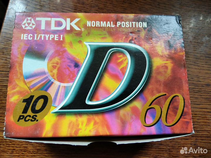 Аудиокассеты TDK D-60EB блок