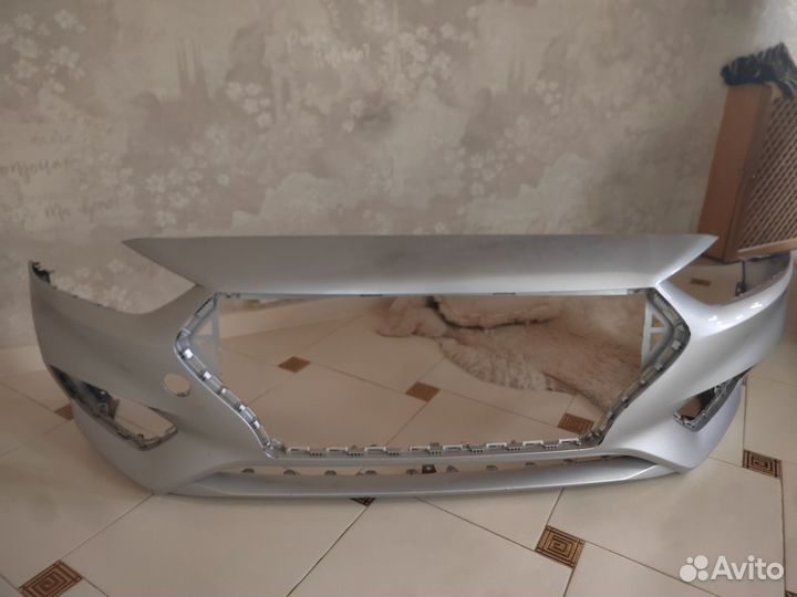 Бампер передний на хундай солярис 3