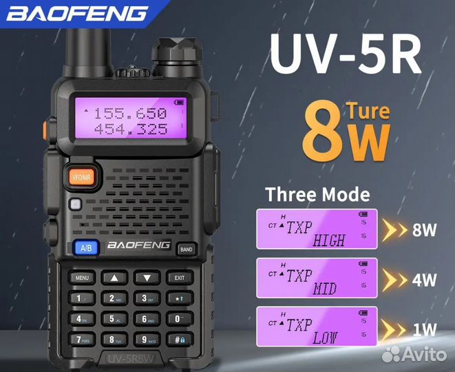 Рация Baofeng баофенг UV-5R, 8W