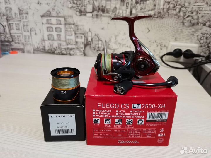 Катушка daiwa fuego lt 2500