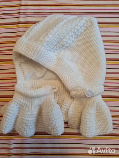 Шапка шлем журавлик