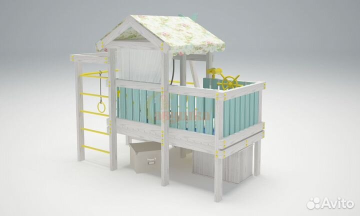 Игровой комплекс Савушка Baby 2 голубой