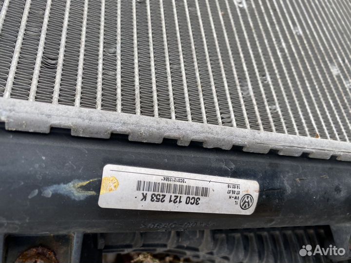 Радиатор Volkswagen passat b6 автомат кассета