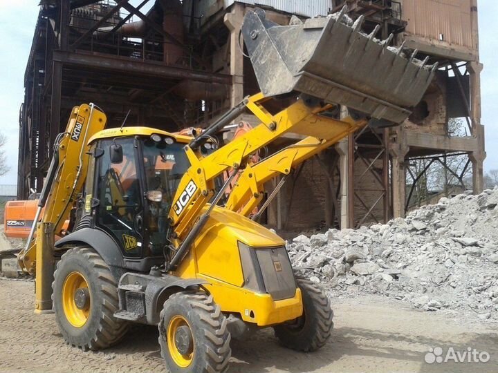 Услуги Экскаватора погрузчика услуги Трактора
