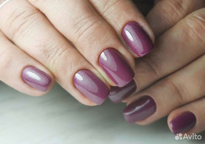 Маникюр с покрытием гель-лаком