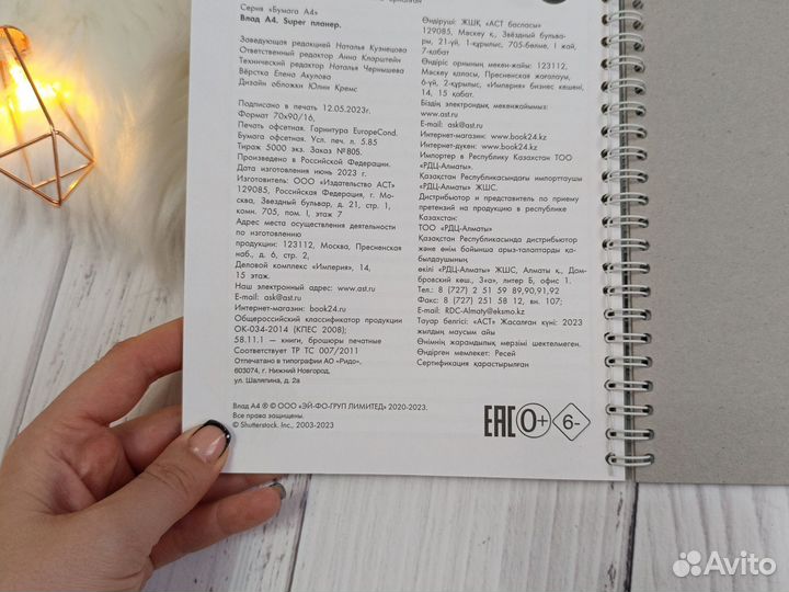 Super планер Побеждай расписание с Владом А4