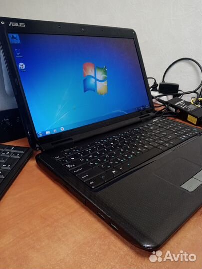 Ноутбук Asus K50IN с гарантией 3 месяца