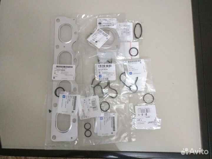 Комплект прокладок теплообменника z18xer GM