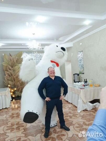 Белый мишка поздравление