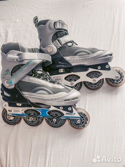 Роликовые коньки+защита на локти