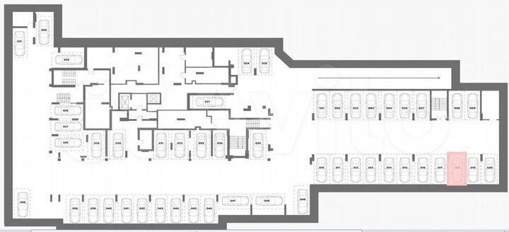 Машиноместо, 13 м²